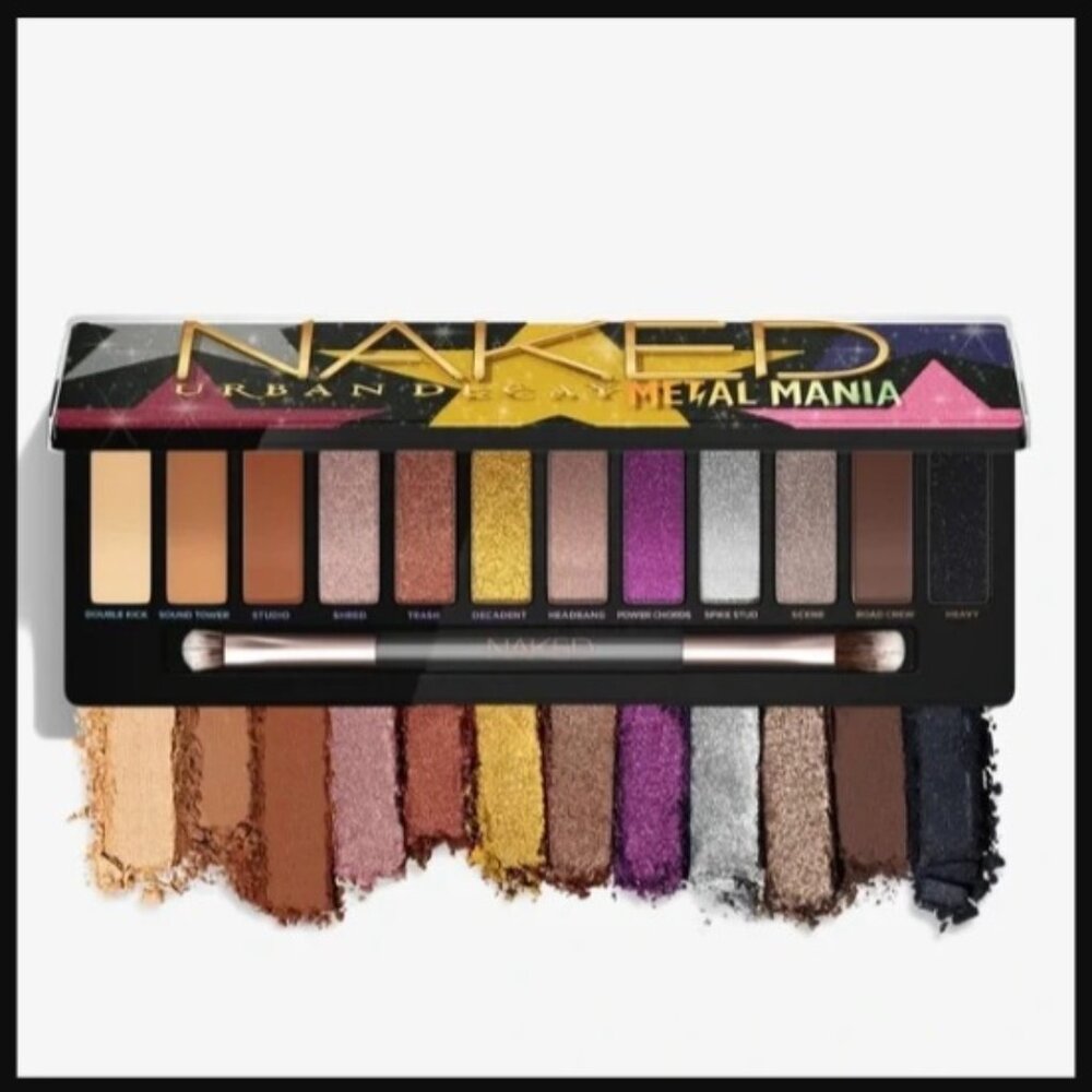 Urban Decay Naked Metal Mania Eyeshadow Palette (12.6G / 0.044 oz  NIB